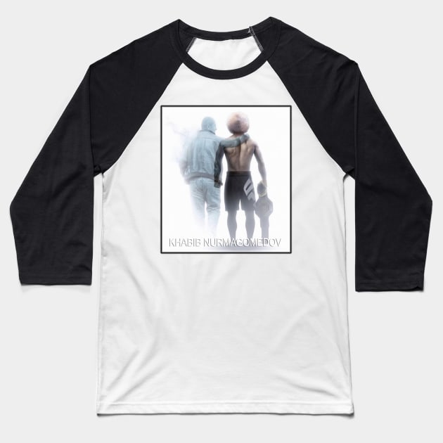 Khabib Nurmagomedov Baseball T-Shirt by multylapakID